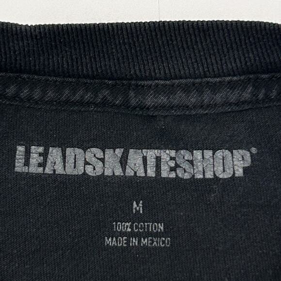 Lead Skate Shop T Shirt Skateshop Skater Skating San Fernando Black Tee M Medium - Picture 6 of 7